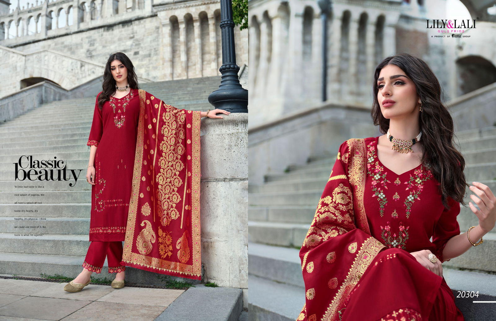 Hasmeena Vol 3 By Lily And Lali Organza Embroidery Kurti With Bottom Dupatta Orders in India
